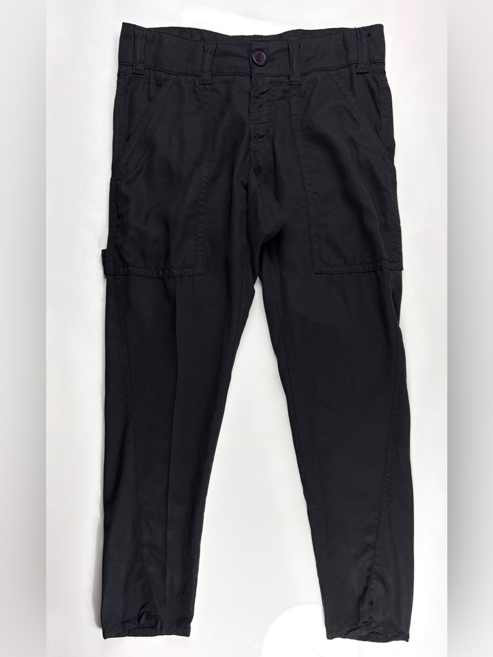Billy Blues 100% Tencil Black Utility Pants, Sz 0 & 4